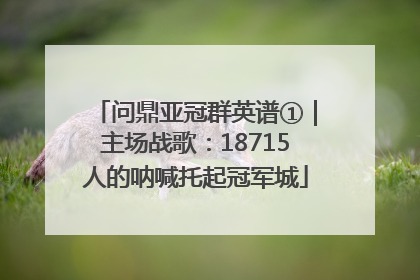 问鼎亚冠群英谱①｜主场战歌：18715人的呐喊托起冠军城